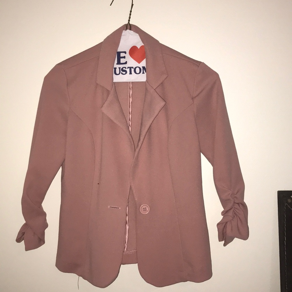 Pink blazer
